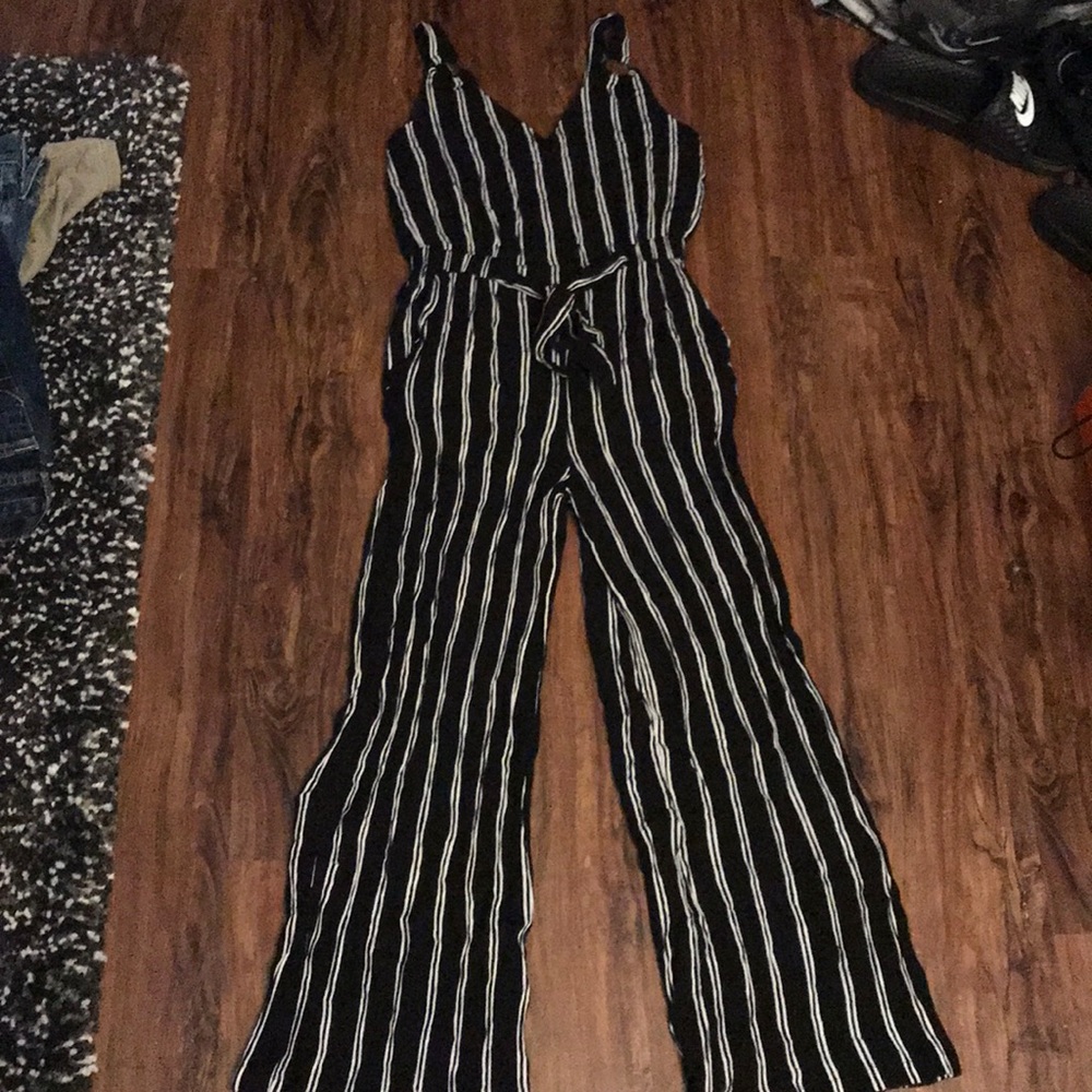 Striped Jumpsuit